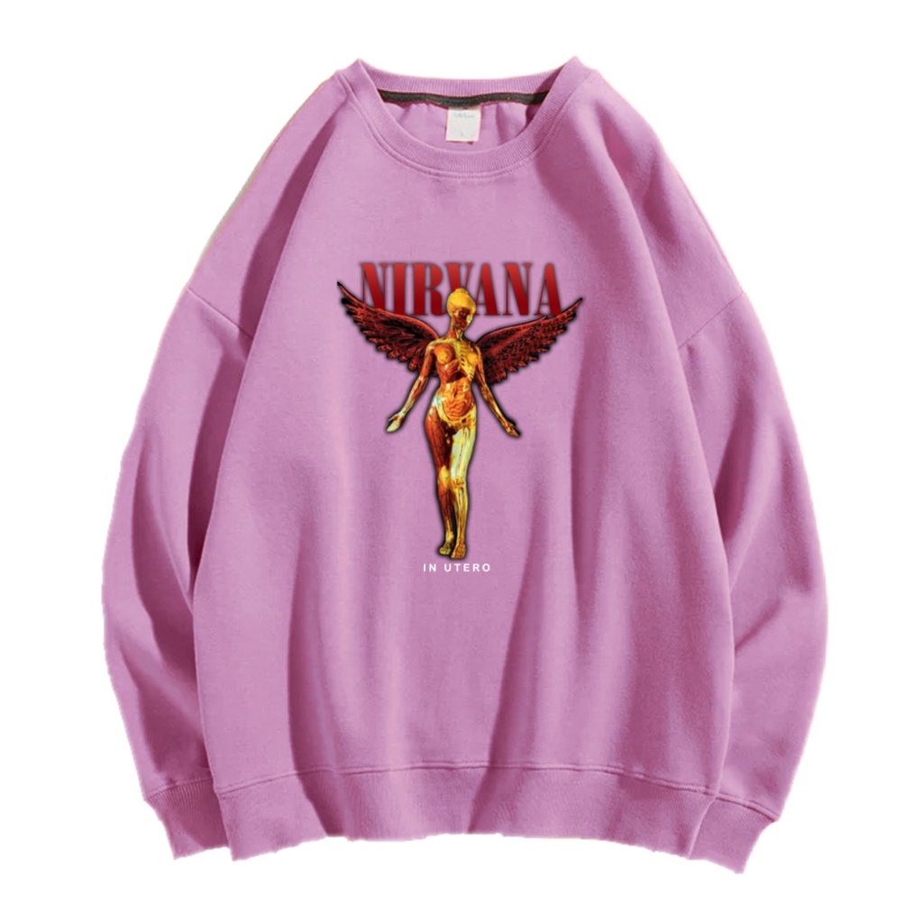 NIRVANA SWEATER CREWNECK Size M-XXL ANAIRA
