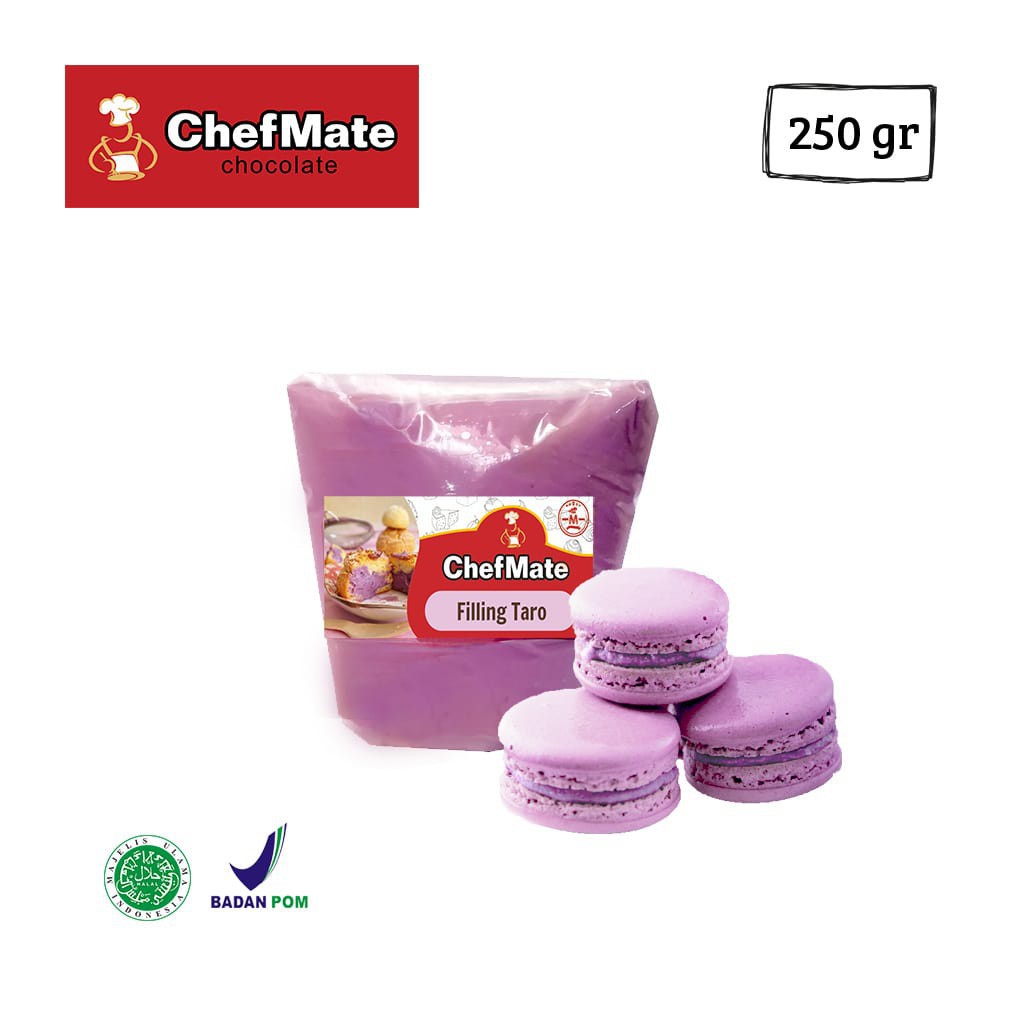 

250GR CHEFMATE Filling/Selai Coklat Rasa Taro/Talas 4.8 173 penilaian 320 Terjual