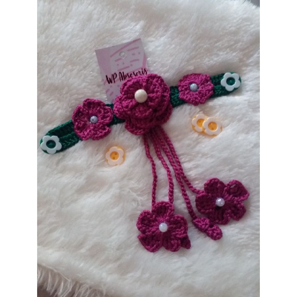 konektor masker rajut / konektor rajut