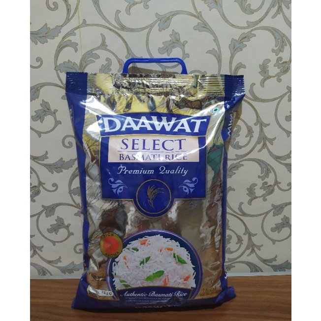 

Beras Basmati Rice DAAWAT Select Premium Quality 5 Kg