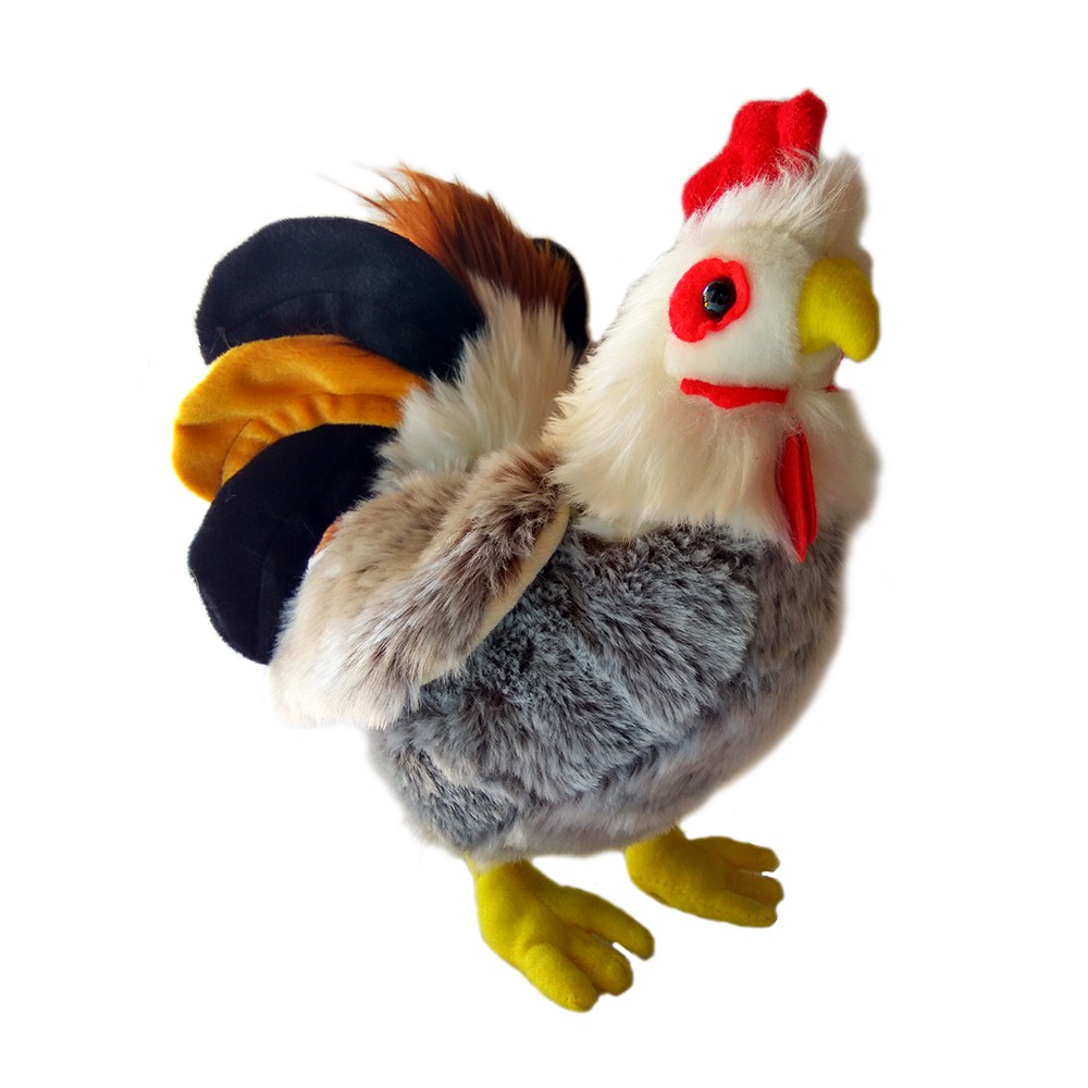 Grow Boneka Hewan Ayam Jantan Grow Standing Rooster Stuffed