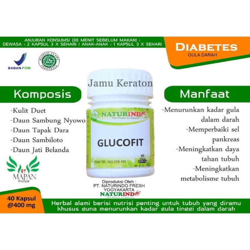 Glucofit (Herbal untuk mengatasi Diabetes)