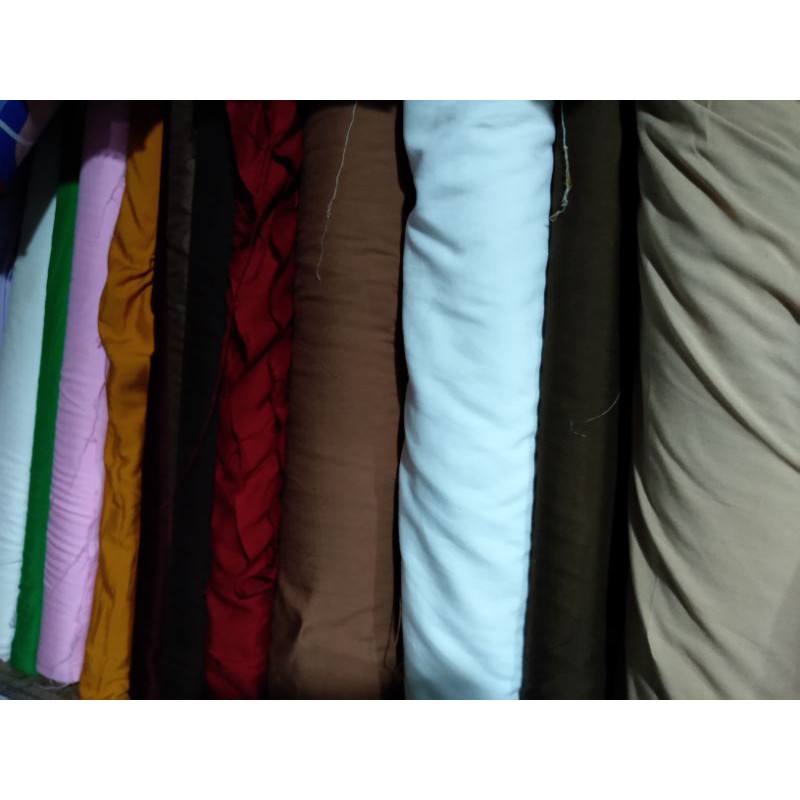 katun rayon polos pasar Tegal Gubug Cirebon