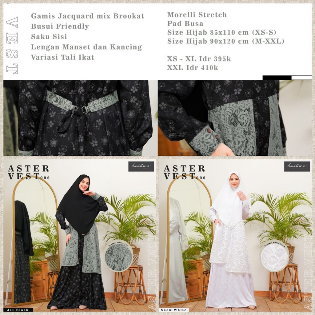 HAITWO// Gamis Haitwo ASTER VEST 006