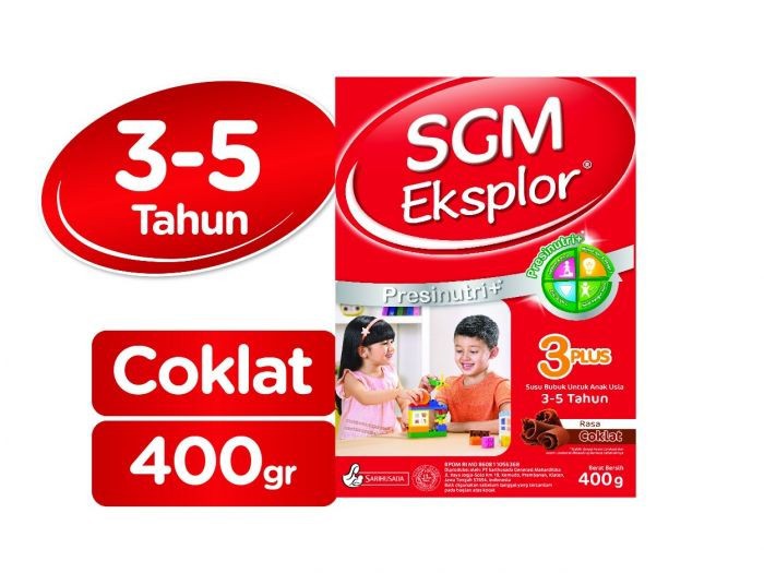 

SGM Eksplor 3+ Rasa Coklat 400gr - Susu Formula Anak