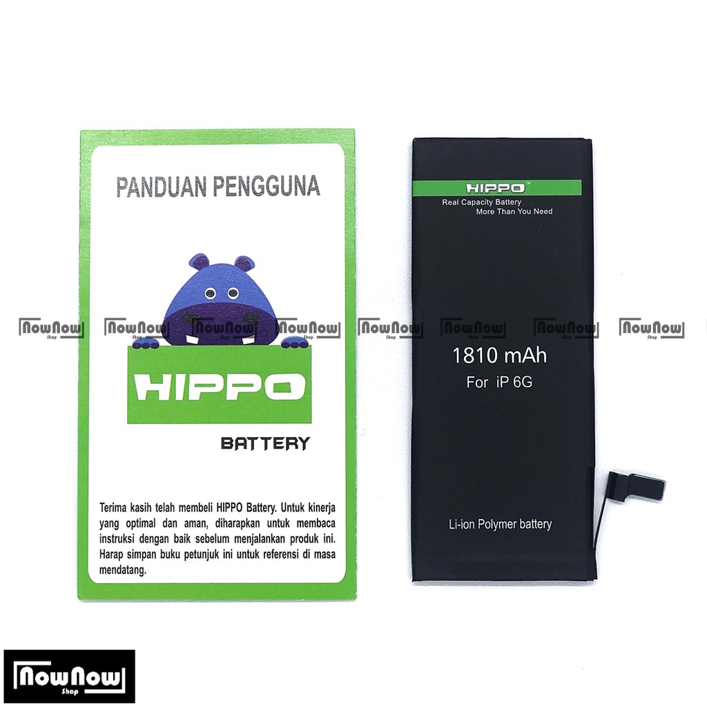 Baterai Hippo 6 / 6G A1549 A1586 A1589 A1522 A1524 A1593 1810 mAh Original Batre Batrai Battery HP Garansi Resmi