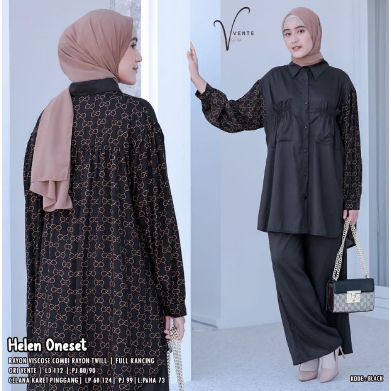 (NEW)SETELAN WANITA OOTD//HELEN ONE SET BY VENTE