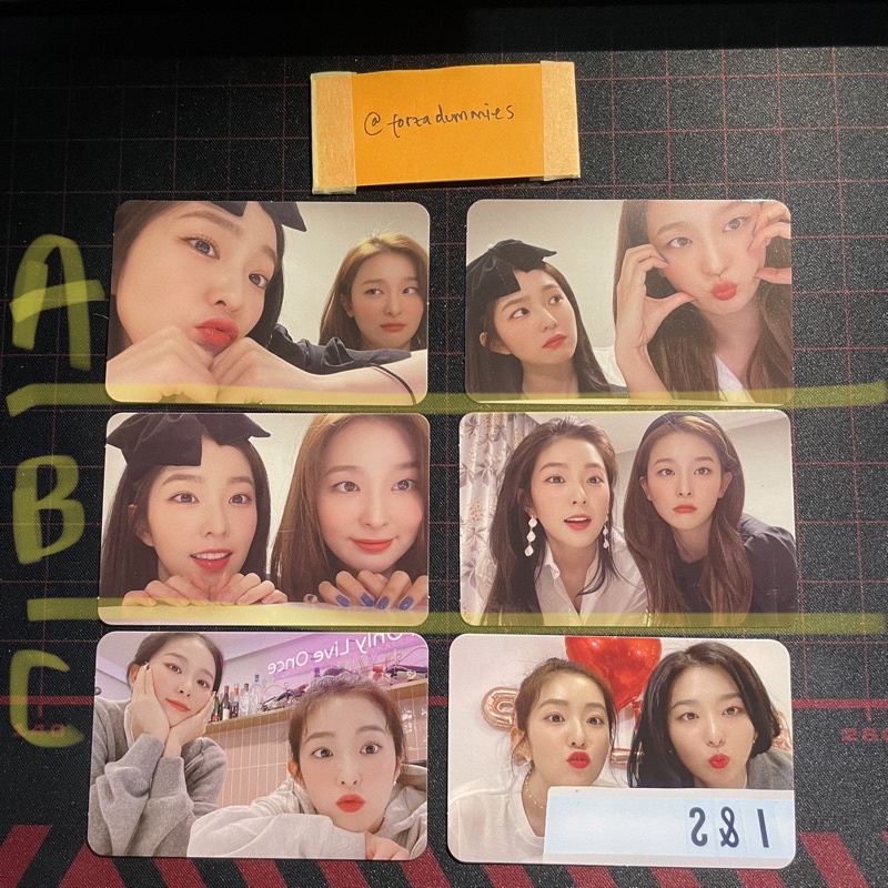 Red Velvet Irene Seulgi Aseul Photocard Monster Album (PAIR ONLY)