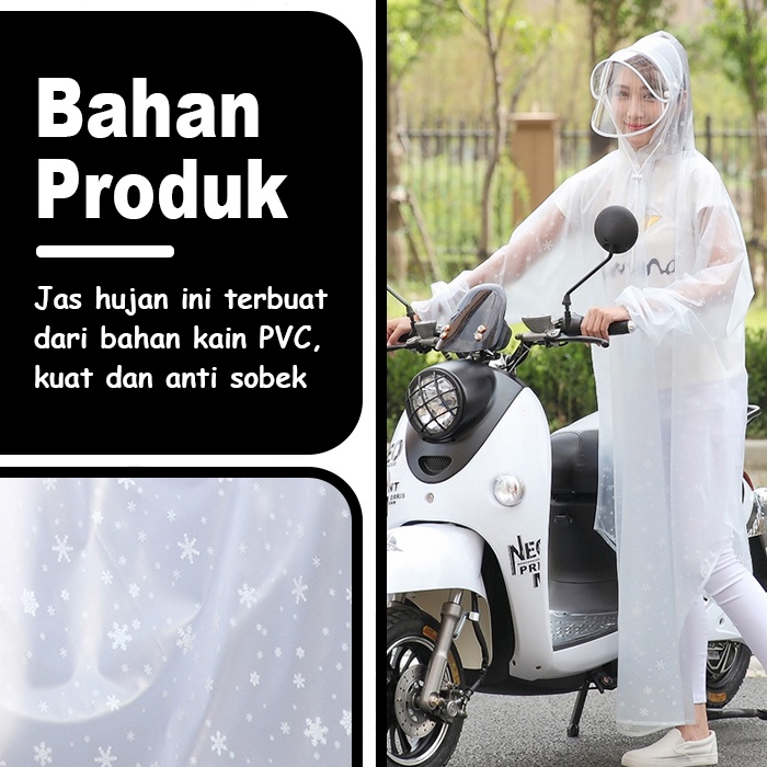 Jas Hujan Wanita / Jas Hujan Pria / Jas Hujan / Jas Hujan Korea / Jas Hujan Fashionable Import / Jas Hujan Termurah &amp; Berkualitas (YY-4)