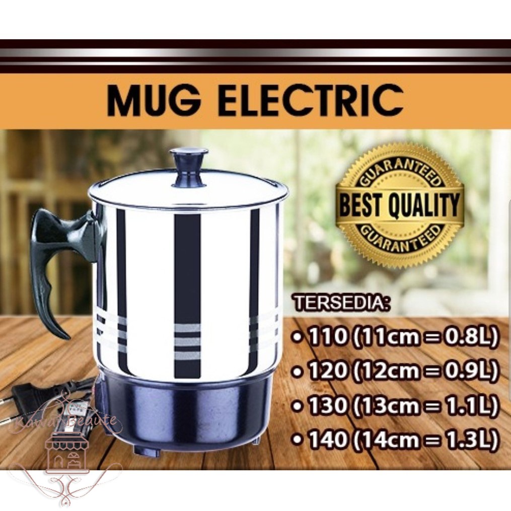 Mug Listrik 11cm/12cm/13cm/14cm/15cm / Mug Pemanas Air / Teko Listrik / Electric Heating Cup