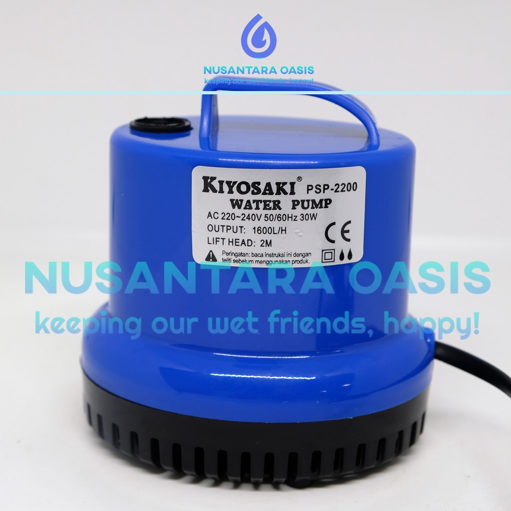 POMPA AIR CELUP POWER HEAD AQUARIUM KIYOSAKI PSP 2200 SUBMERSIBLE PUMP