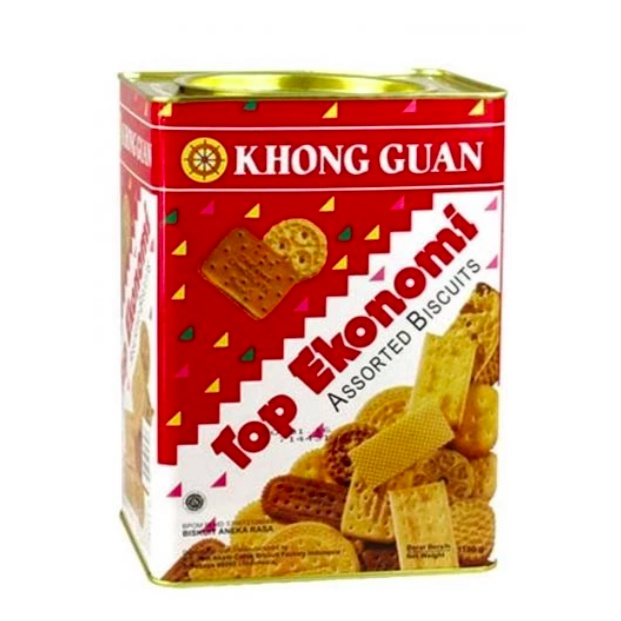 Khong Guan Assorted Biscuit Top Ekonomi 1150 gram Kue Lebaran