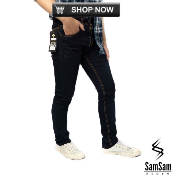 Promo Terbaru / Celana Panjang Softjeans Pria / Celana Jeans Slimfit - Hitam Garmen, 27