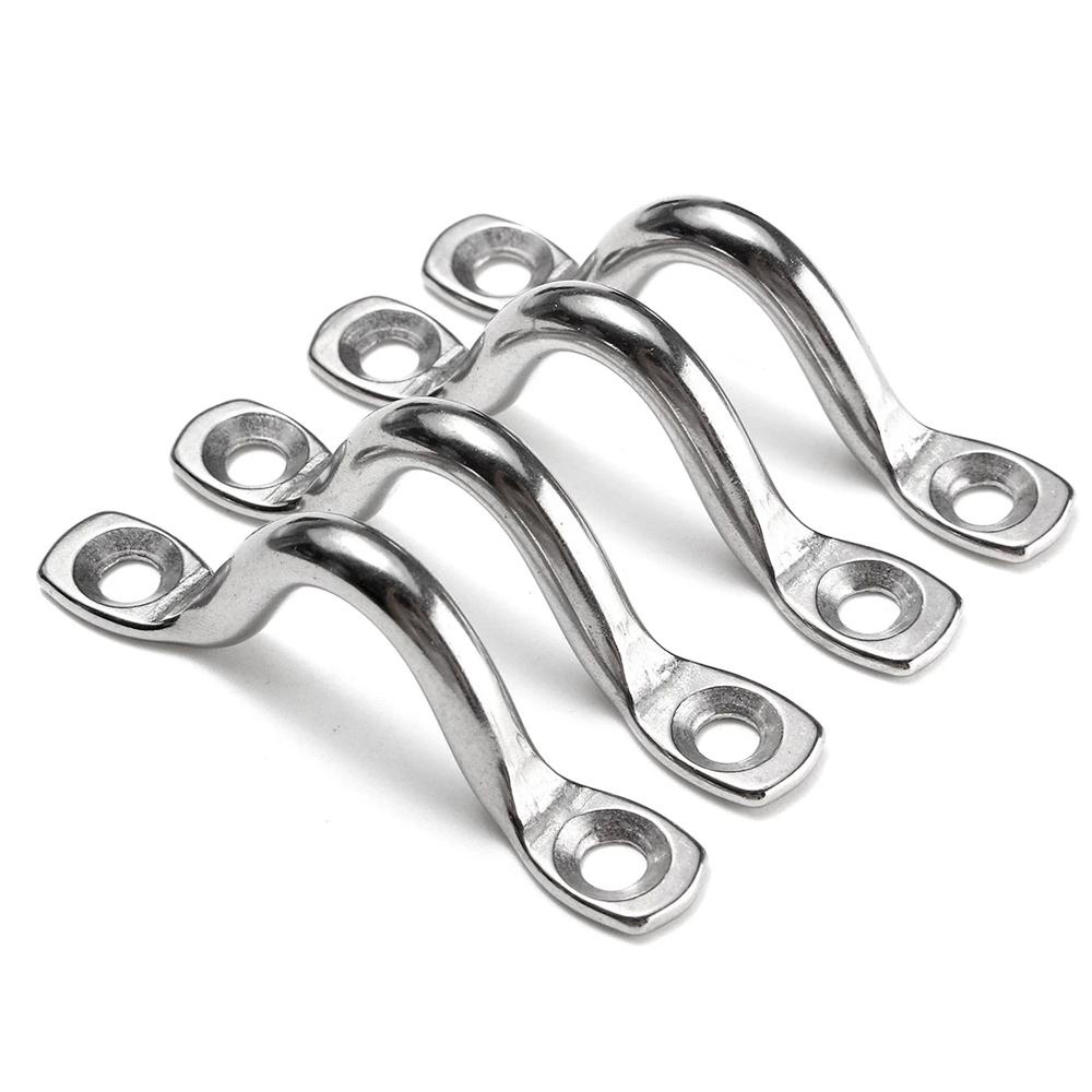 Klip Sadel Agustina Stainless Steel Tahan Lama Boat Yacht Kapal Laut Plat Balap Boats Staple Ring Hook