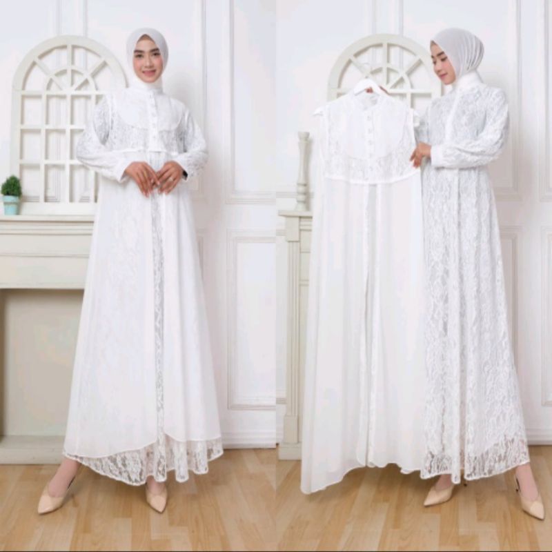 baju pesta muslimah shavana fashion gamis mewah lamaran wisuda