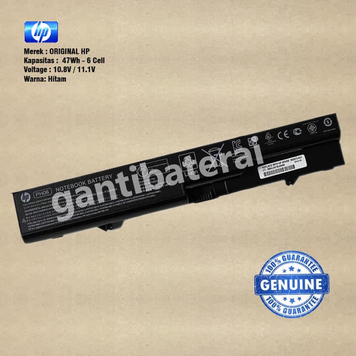 Original Baterai HP 4320t 4320 4320s 4321 4420s Compaq CQ320 CQ321 4420s