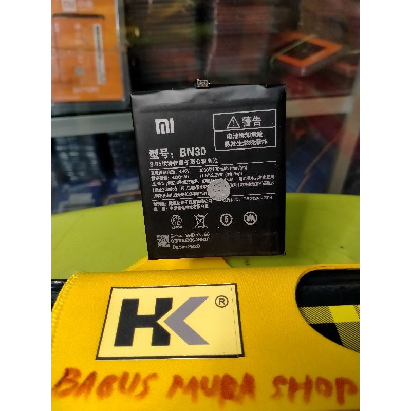 Baterai Hp Redmi 4A BN 30 Original Battery Batrai Batre BN30 Redmi 4 A BN-30