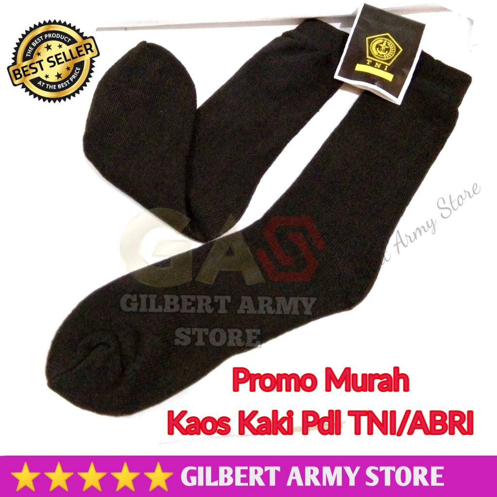 kaos kaki pdl jatah Tni Asli original Hitam Gilbert Army Store Grosir Murah