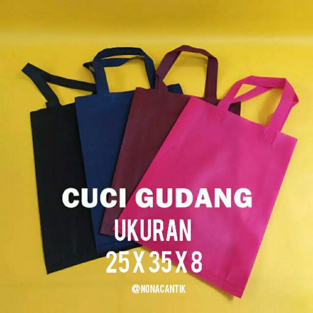 

✅GROSIR TERMURAH!!!/SPUNBOND/TALI TAS KAIN/GOODIE BAG/ TAS SOUVENIR/GOODIE