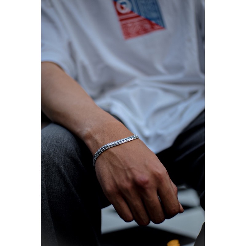 BRACELET ALL CUBAN WHITE