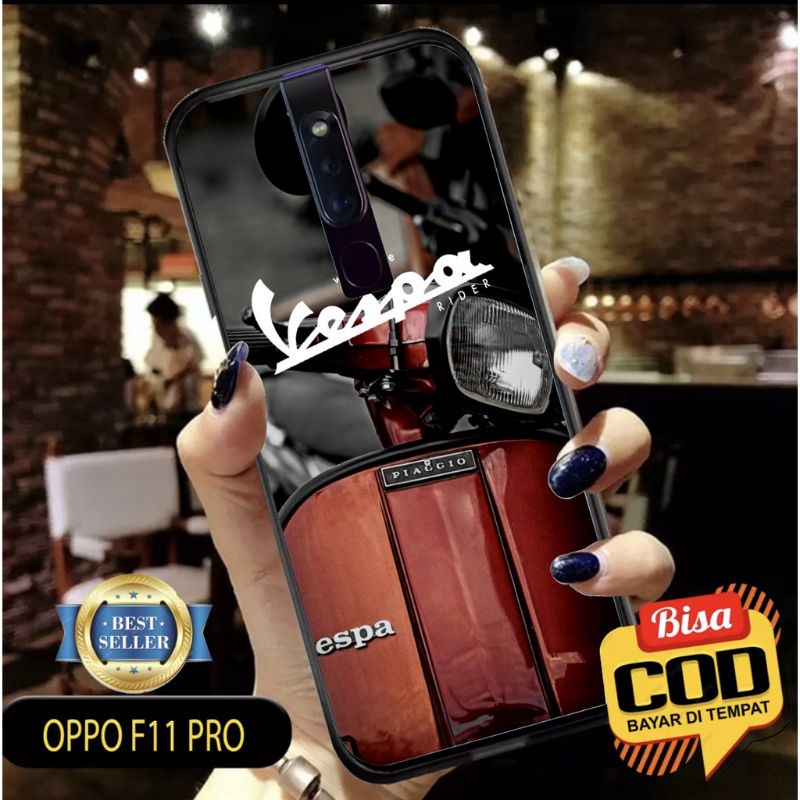 ubluk store case custom Oppo F11 ,Oppo F11 pro motif Aesthetic Vespa stlye keren