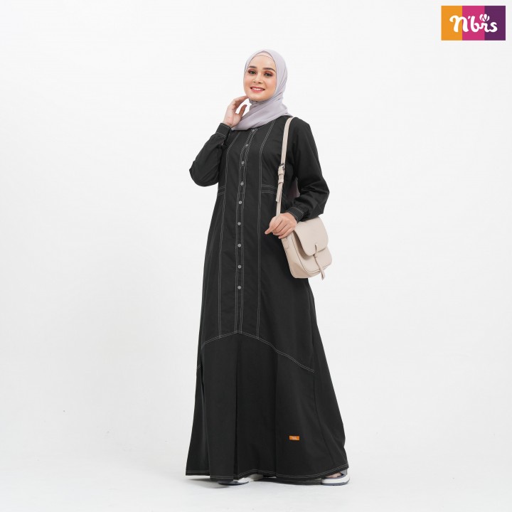 GAMIS WANITA DEWASA | GAMIS NIBRAS KEKINIAN | GAMIS NIBRAS TERBARU | NB B11