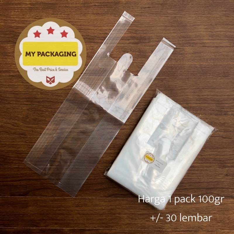 Kantong plastik BENING PE TEBAL 10x30 cm (1cup) - isi 30pcs