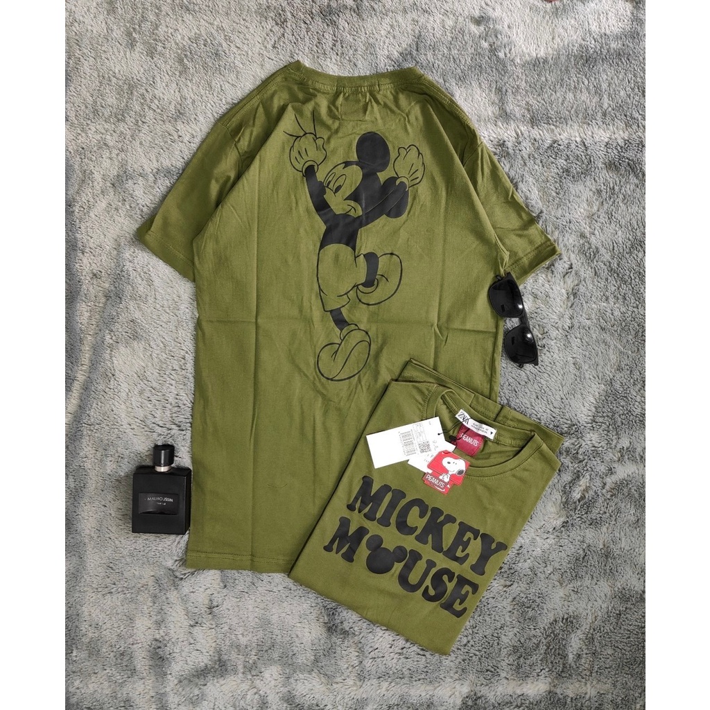 KAOS TSHIRT ZARA MICKEY MOUSE FULL TAG PREMIUM