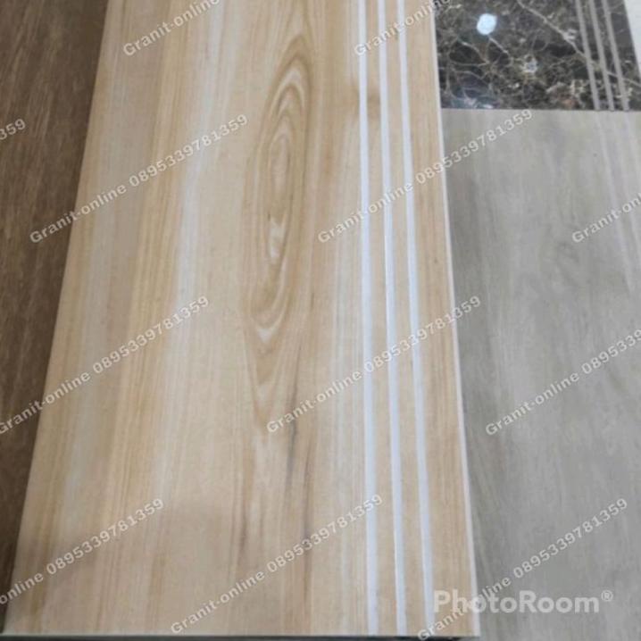 Lagi Tren.. Granit anak tangga motif kayu 30x60 &amp; 20x60 Natural kingwood indogress
