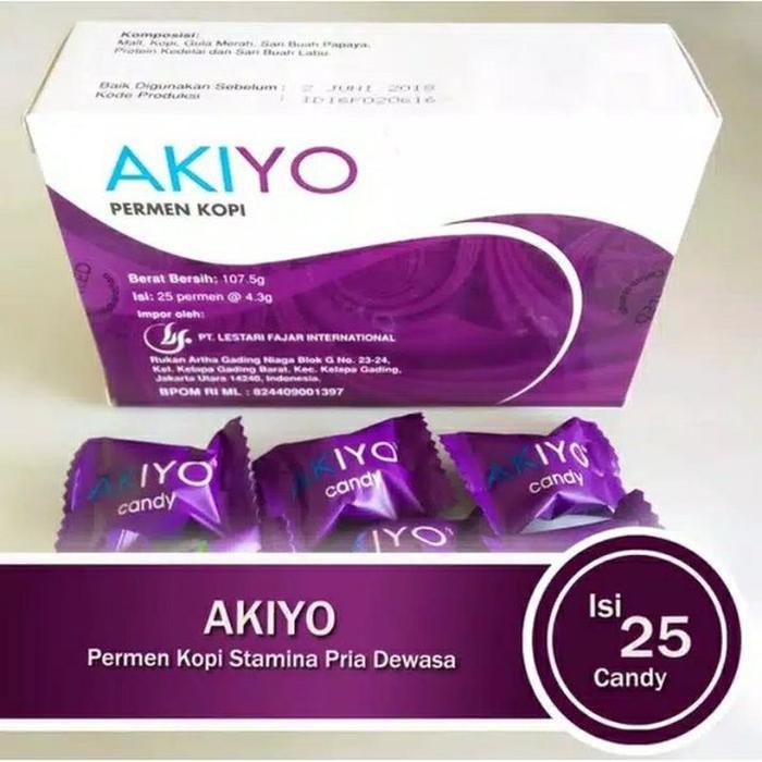 

Akiyo Candy - Permen Akiyo Original isi 25 pcs