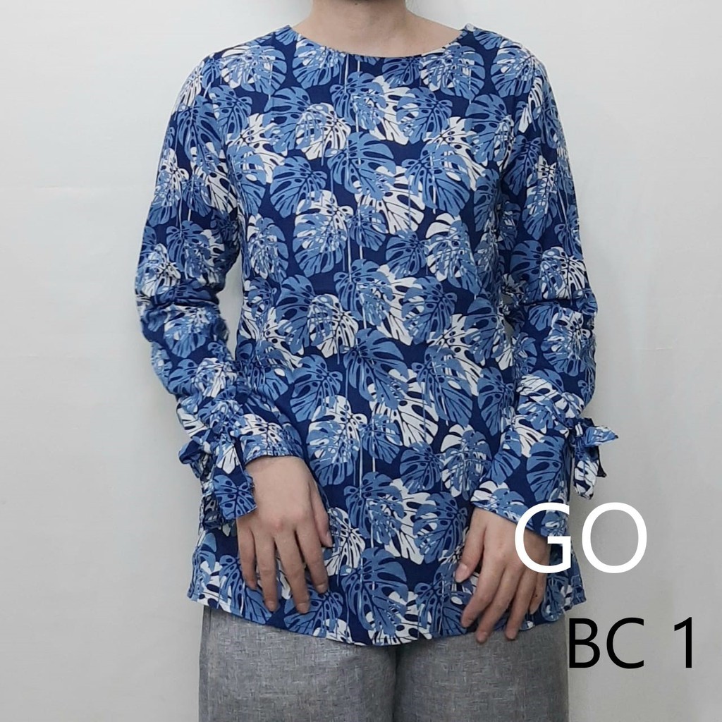 gof BC CARDINAL GIRL Blouse Cewek Atasan Wanita Pakaian Wanita Blouse Lengan Panjang