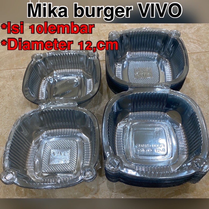 

Mika burger merek VIVO, isi 10