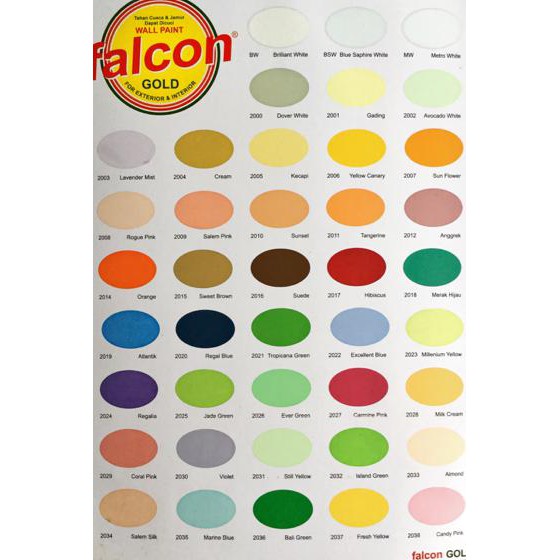  Warna  Cat  Falcon  Gold  Jual Cat  Falcon  Gold  Pail 25 Kg 