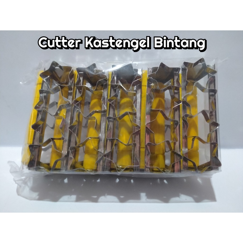 CUTTER KASTENGEL BANGKET KACANG KUE GAGANG KAYU MURAH CETAKAN KUE SALJU KUE KACANG KUE KEJU 1PACK ISI 10pc