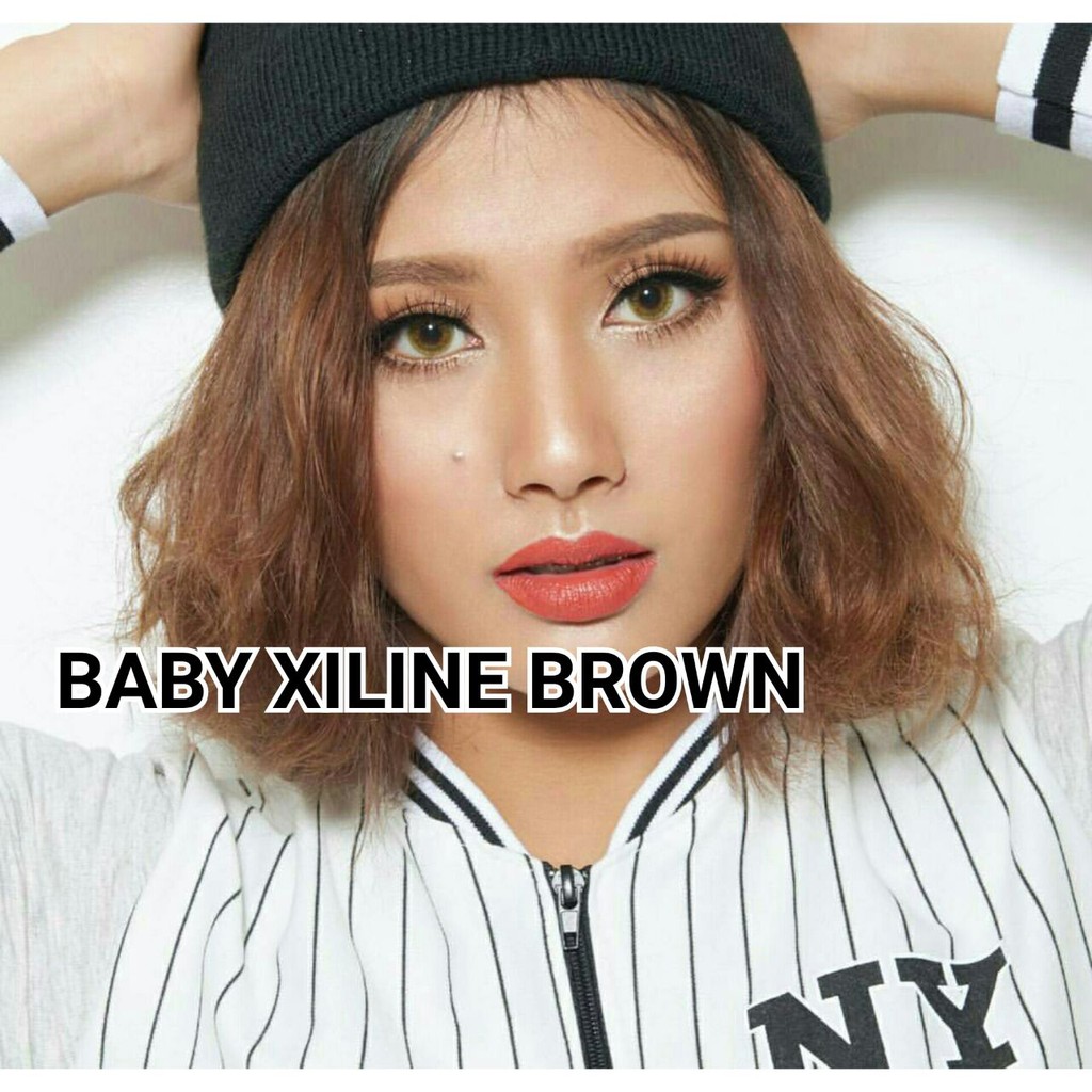 BABY XILINE BROWN SOFTLENS BY MIMI TONI / TIDAK BISA MINUS