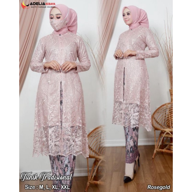 KEBAYA ORIGINAL//KEBAYA MODERN//SET TUNIK TRADISIONAL//Kode ADK