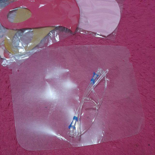 Face Shield Pelindung Wajah, Bahan Mika Import
