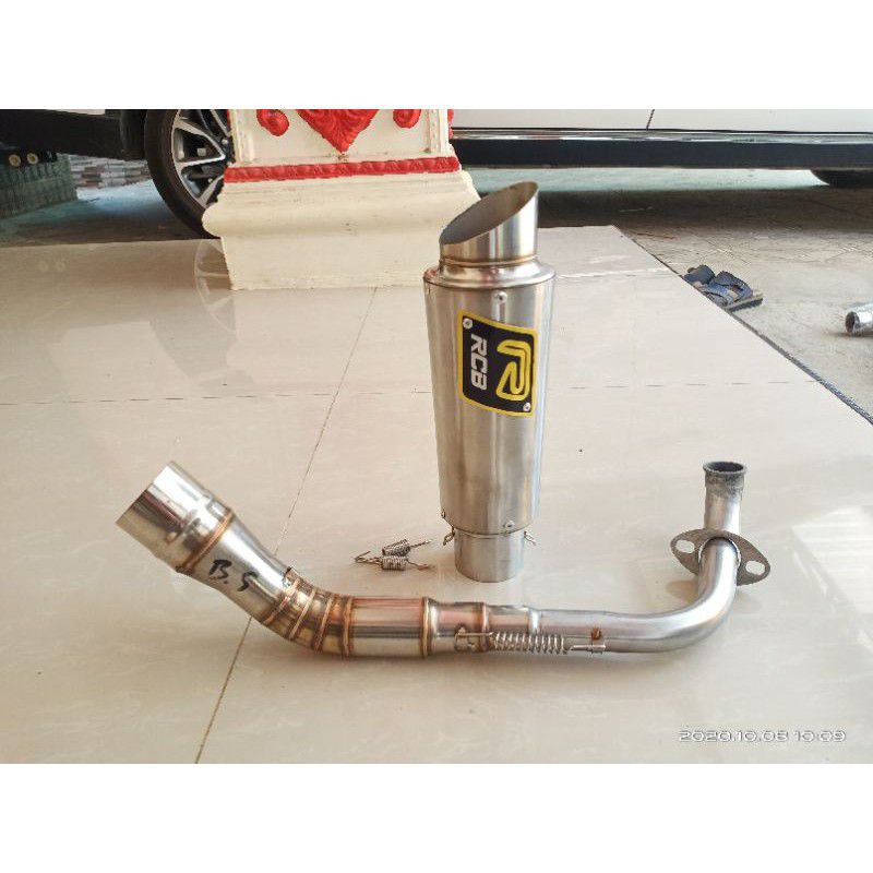 KNALPOT RCB LEHER ATAS PNP VARIO 150 BEAT SCOPY