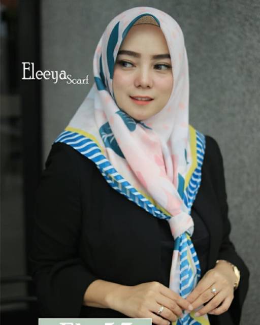 HIJAB SEGIEMPAT MOTIF PRINTING II Eleeya Scarf ELY 53