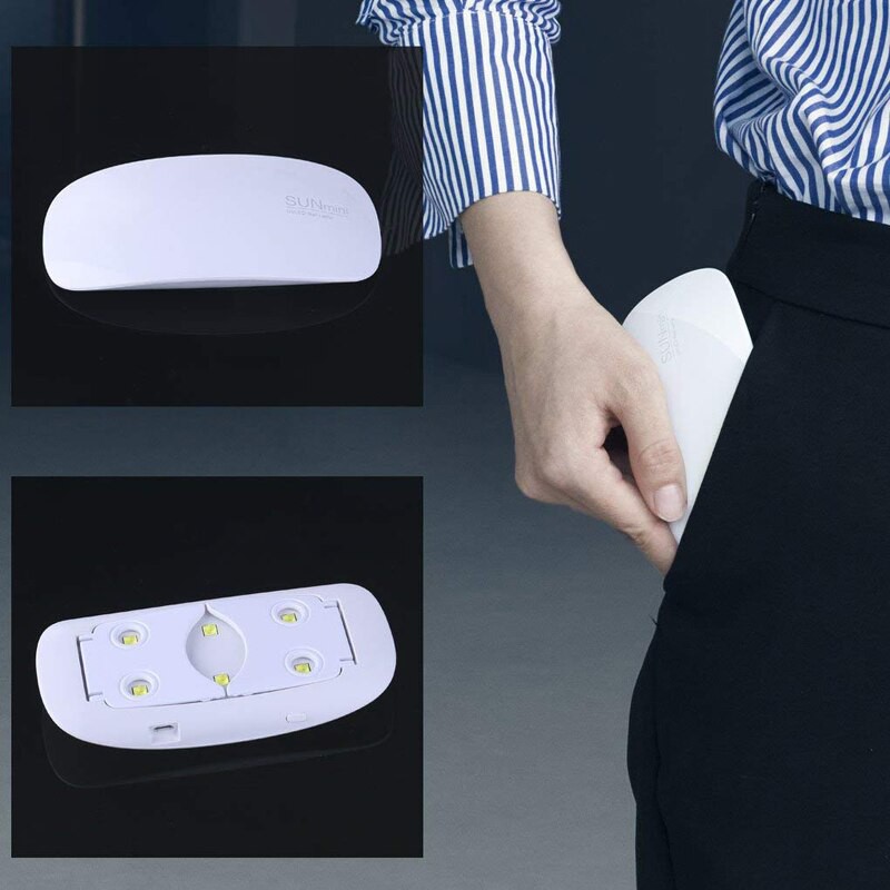 Flashmart SUNmini Pengering Kutek Kuku UV LED Nail Dryer 6W