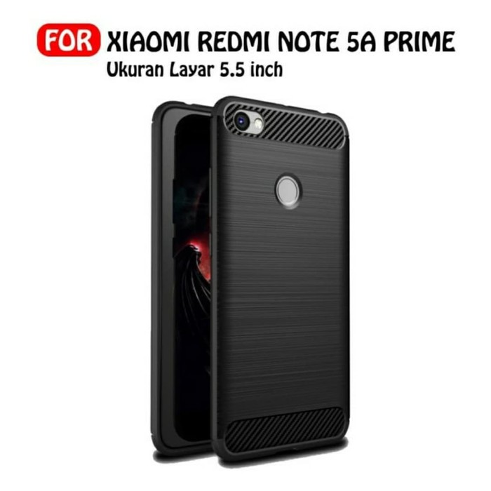 SOFTCASE REDMI NOTE 5A - SLIM FIT CARBON XIAOMI REDMI NOTE 5A PRIME - BC