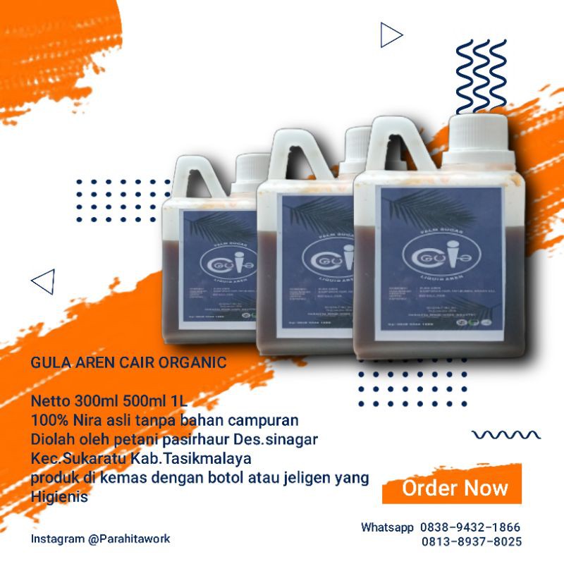 

GULA CAIR AREN 300ml/500ml/1L