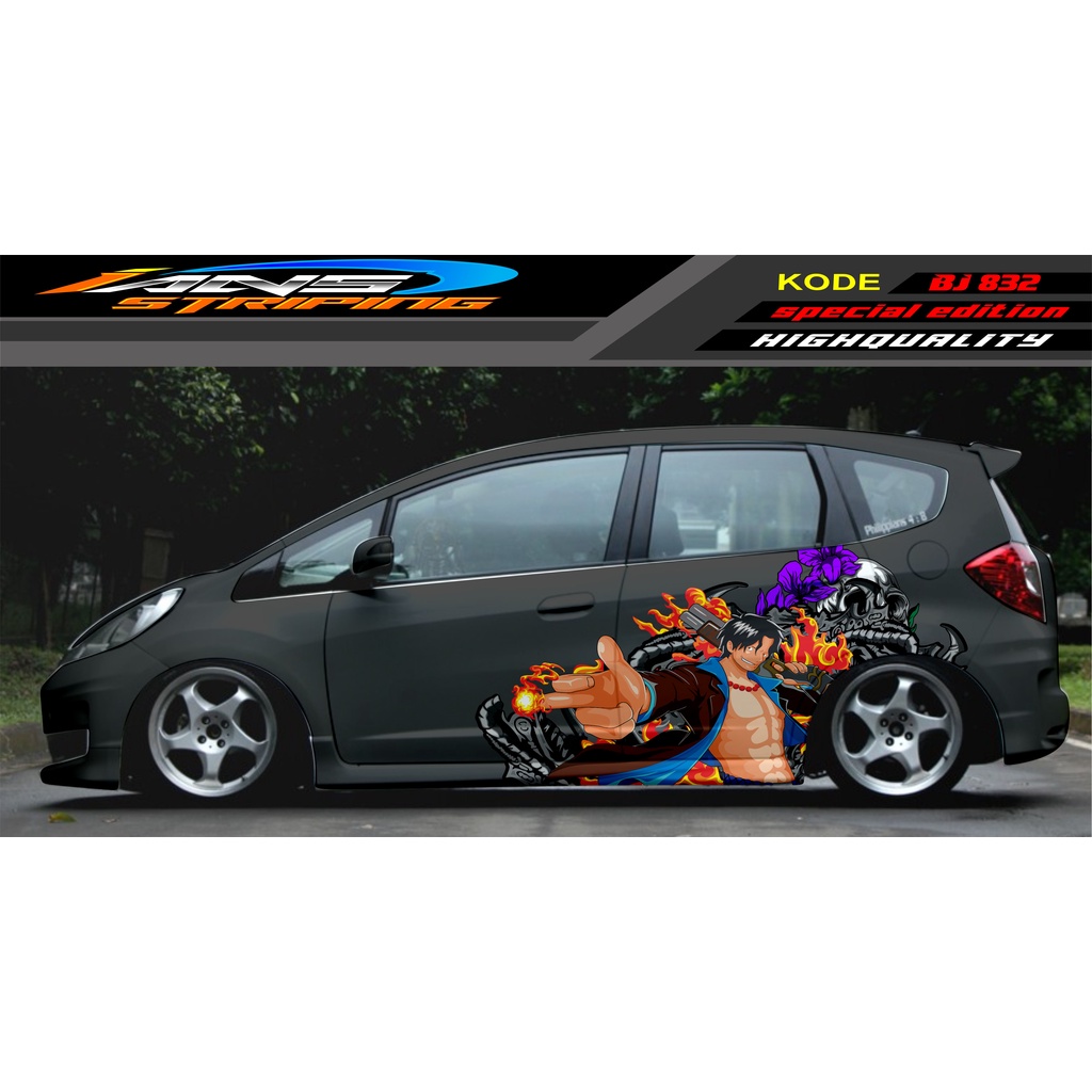 VARIASI STIKER MOBIL / SIGRA, YARIS, SWIFT / DECAL MOBIL / DECAL STICKER MOBIL ANIMASI