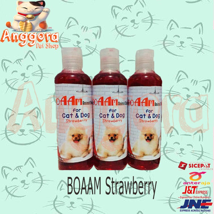 Shampoo wangi anti kutu untuk Anjing Kucing - BOAAM All Varian