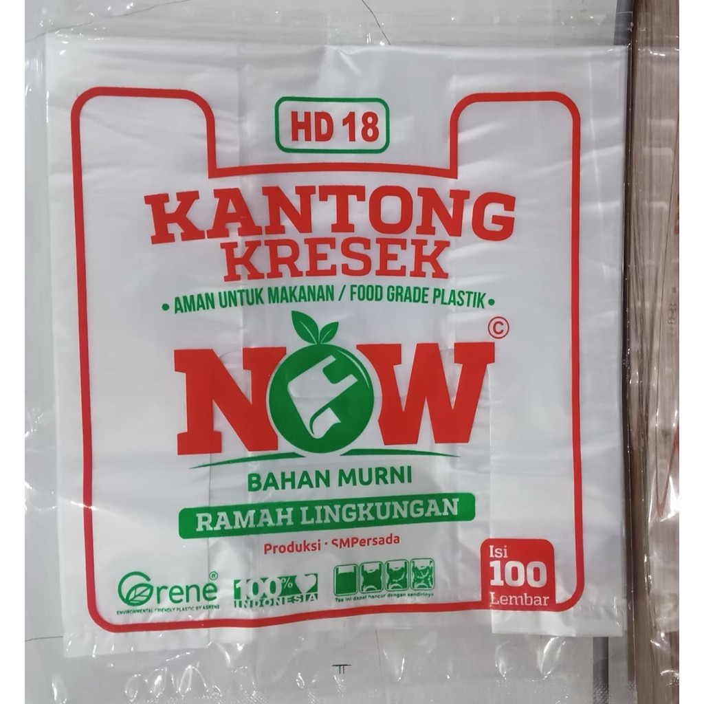 Kresek HD 18 Now Bening/Transparan