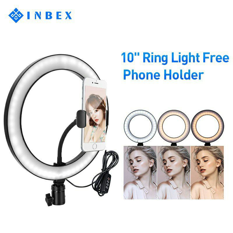 LED ringlight mini 26cm 10inch for makeup vlog youtube