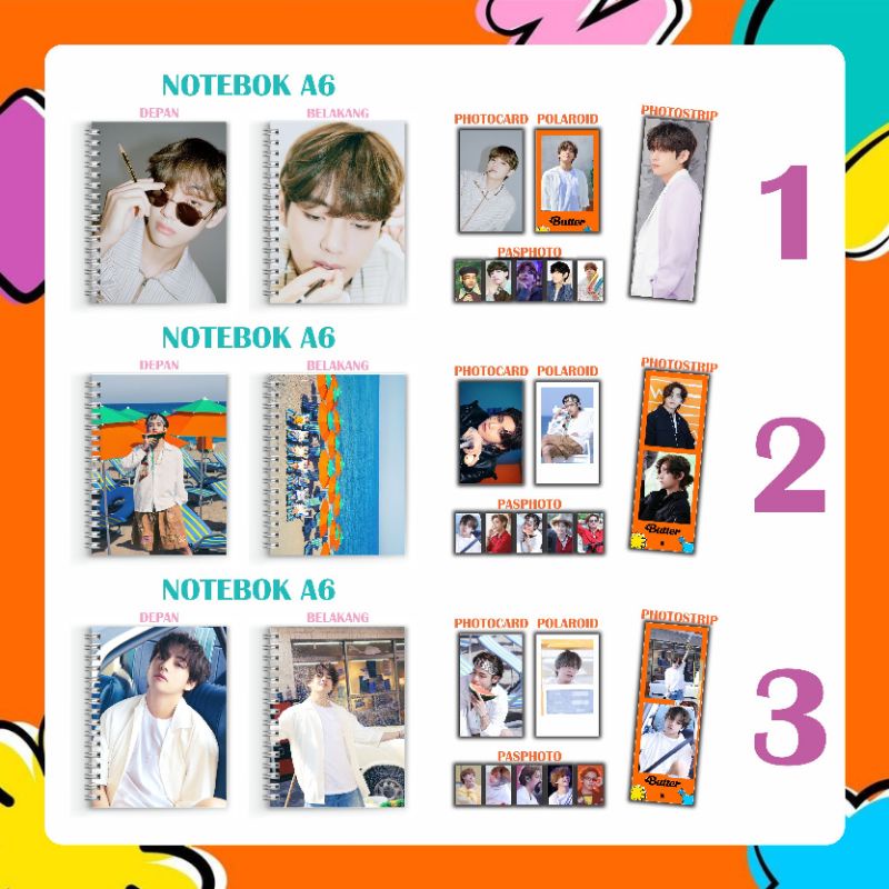 

FANKIT BTS BUTTER NOTEBOOK BTS MURAH TAEHYUNG BUTTER by mochichim