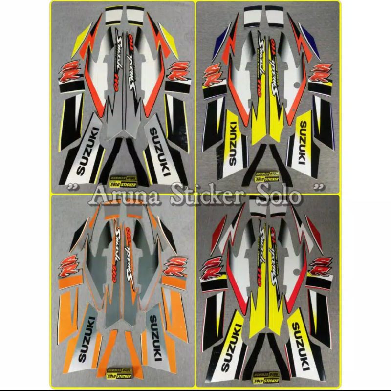 striping Suzuki smash SR 2005