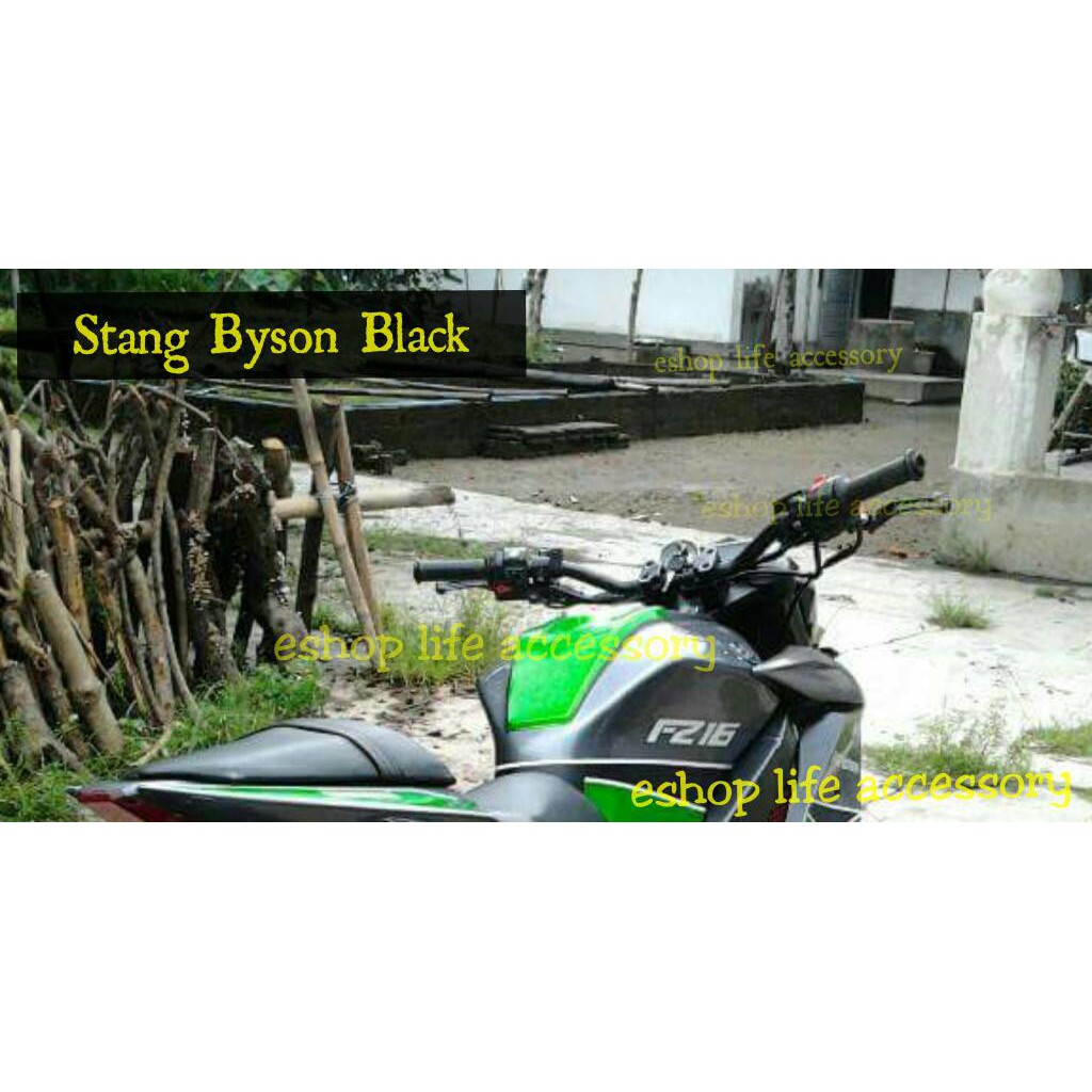Stang Setang Stri Yamaha Byson Bison Hitam Chrome Fatbar Touring