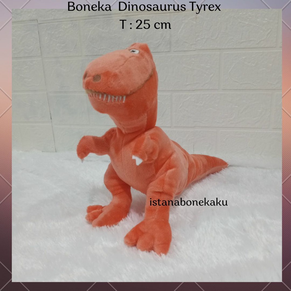 Boneka Dinosaurus Dino Tyrex Trex Tirex Premium Kualitas Bahan Lembut